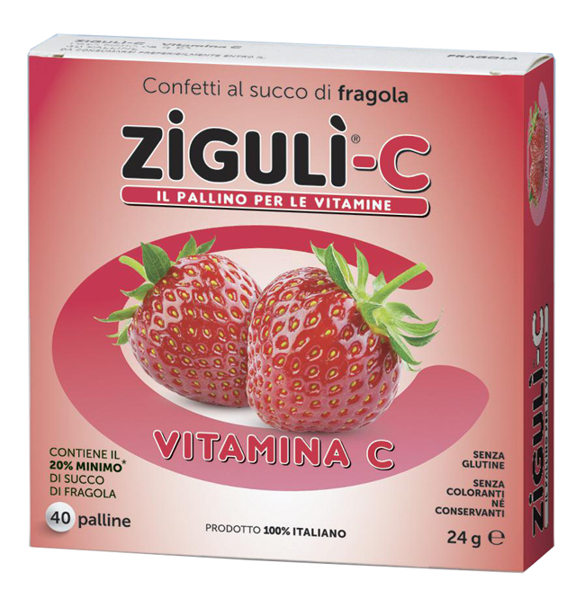 ZIGULI C FRAGOLA 40 CONFETTI 24 G - Magnumfarma.it