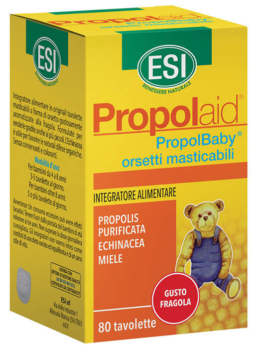 ESI PROPOLAID ORSETTI JUNIOR 80 TAVOLETTE - Magnumfarma.it