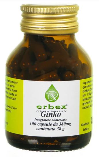GINKGO BILOBA 100 CAPSULE 380 MG - Magnumfarma.it