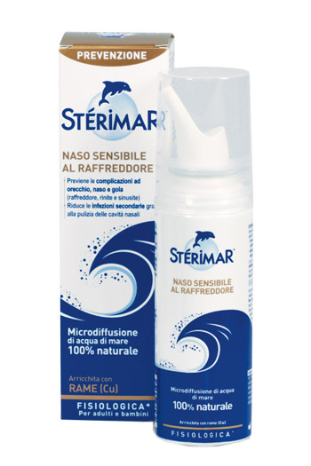 STERIMAR NASO SENSIBILE AL RAFFREDDORE ACQUA DI MARE SPRAY 100 ML - Magnumfarma.it