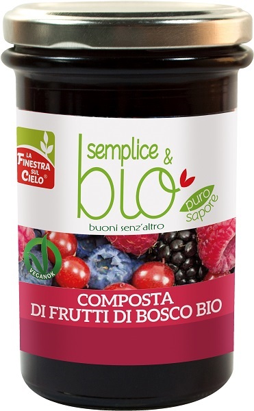 COMPOSTA DI FRUTTI DI BOSCO CON POLPA DI MELA BIO 320 G - Magnumfarma.it
