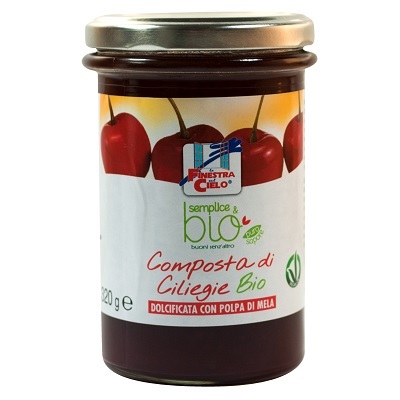 COMPOSTA DI CILIEGIE CON POLPA DI MELA BIO 320 G - Magnumfarma.it