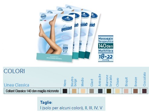 SAUBER COLLANT 140 DENARI MAGLIA MICRORETE NEUTRO BEIGE 2 LINEA CLASSICA - Magnumfarma.it