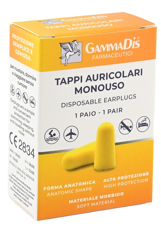 TAPPO AURICOLARE EAR GOMMAPIUMA 2 PEZZI GAMMADIS - Magnumfarma.it