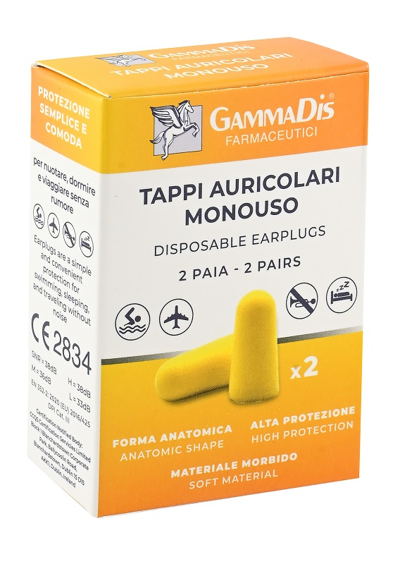 TAPPO AURICOLARE EAR GOMMAPIUMA 4 PEZZI GAMMADIS - Magnumfarma.it