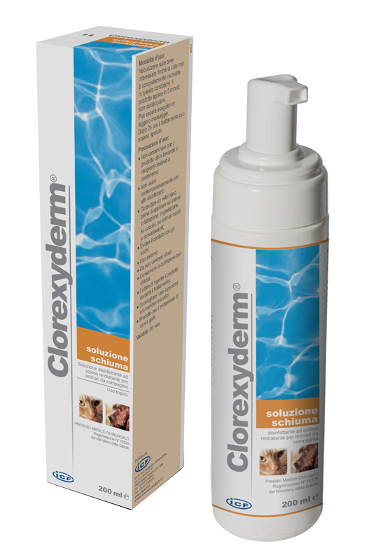 CLOREXYDERM SOLUZIONE SCHIUMA 200 ML - Magnumfarma.it