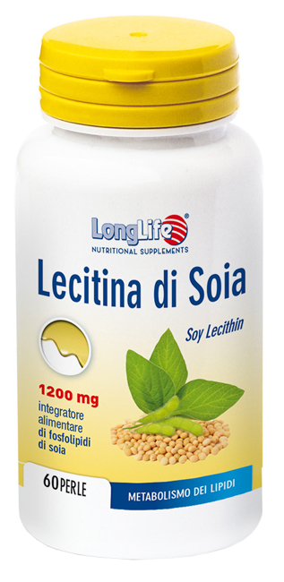 LONGLIFE LECITINA SOIA 60 PERLE DI GELATINA DA 1,7 G - Magnumfarma.it