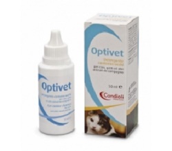 OPTIVET DETERGENTE PER OCCHI PER CANI E GATTI FLACONE 50 ML - Magnumfarma.it