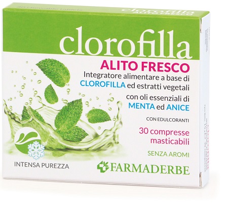 CLOROFILLA BREATH PURIFING 30 COMPRESSE MASTICABILI - Magnumfarma.it