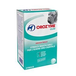 OROZYME GUM CANI GROSSA TAGLIA STRISCE MASTICABILI 141 G - Magnumfarma.it
