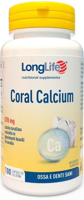 LONGLIFE CORAL CALCIUM 100 CAPSULE DI GELATINA - Magnumfarma.it