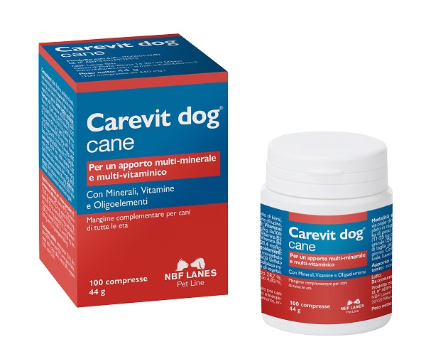 CAREVIT DOG FLACONE 100 COMPRESSE APPETIBILI - Magnumfarma.it