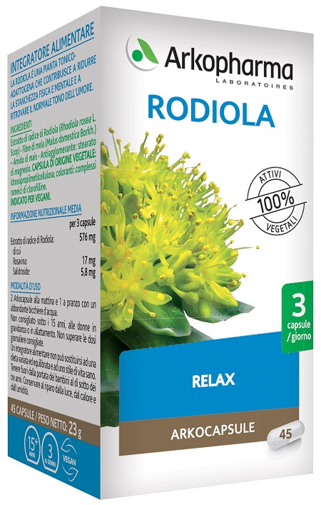 ARKO CAPSULE RODIOLA 45 CAPSULE - Magnumfarma.it