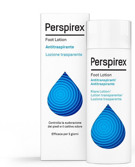 PERSPIREX FOOT LOTION ANTITRASPIRANTE LOZIONE TRASPARENTE SUDORAZIONE E CATTIVO ODORE PIEDI 100 ML - Magnumfarma.it