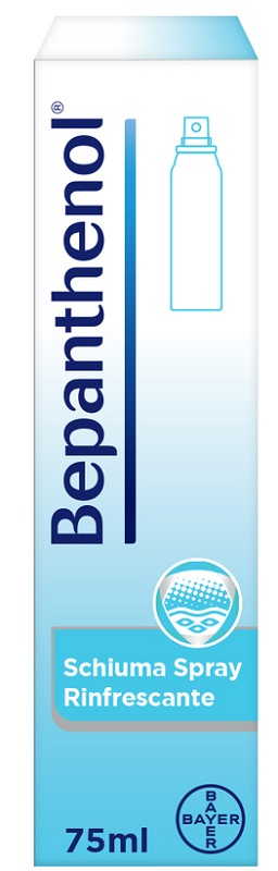 SCHIUMA SPRAY RINFRESCANTE BEPANTHENOL 75ML - Magnumfarma.it