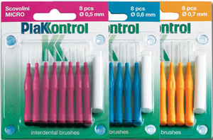 PLAKKONTROL SCOVOLINO CON MANICO MIDI 0,7 8 PEZZI - Magnumfarma.it