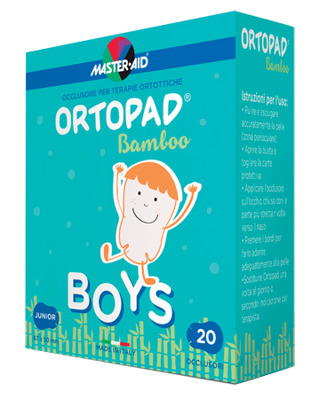 CEROTTO OCULARE PER ORTOTTICA ORTOPAD BOYS 5X6,7 CM 20 PEZZI - Magnumfarma.it