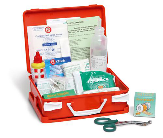 PACCHETTO DI MEDICAZIONE REINTEGRO DEL PACCO BASE COMPLETO ALLEGATO 2 DM 388 DEL 15/07/2003 - Magnumfarma.it