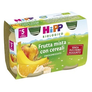 HIPP BIO HIPP BIO OMOGENEIZZATO FRUTTA MISTA CON CEREALI 2X125 G - Magnumfarma.it