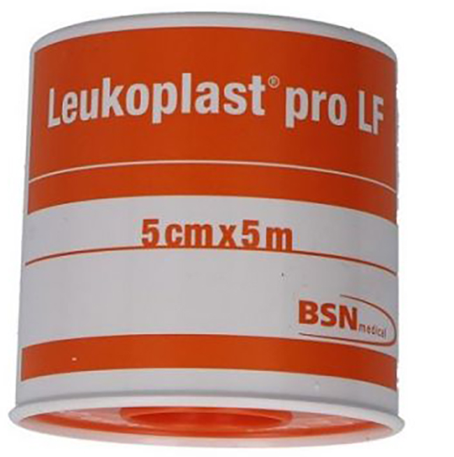 CEROTTO CHIRURGICO PER FISSAGGIO MEDICAZIONI LEUKOPLAST PRO LF SUPPORTO VISCOSA MASSA ADESIVA RESINA SINTETICA LANOLINA OSSIDO DI ZINCO CON LATTICE NATURALE 5X500CM - Magnumfarma.it