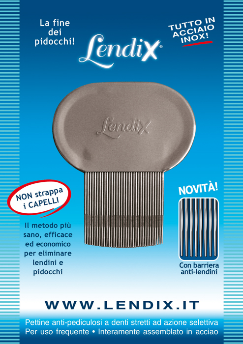 LENDIX PETTINE PREMIUM ANTIPIDOCCHI IN ACCIAIO - Magnumfarma.it