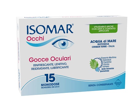 ISOMAR OCCHI GOCCE OCULARI ALL'ACIDO IALURONICO 0,20% 15 FLACONCINI - Magnumfarma.it