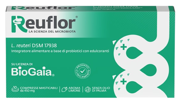 REUFLOR 10 COMPRESSE MASTICABILI AROMA LIMONE - Magnumfarma.it