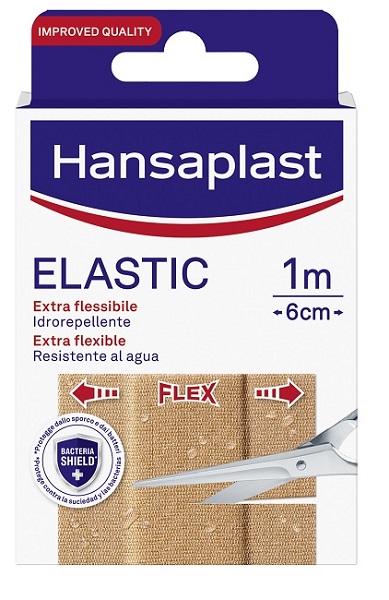 CEROTTO IN STRISCIA HANSAPLAST ELASTIC EXTRA FLESSIBILE 6 CM LUNGHEZZA 1 M 10 PEZZI - Magnumfarma.it