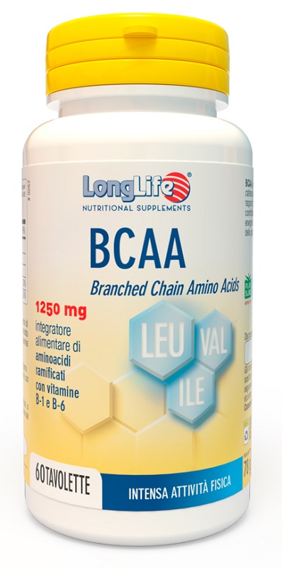 LONGLIFE BCAA 1250 MG 60 TAVOLETTE - Magnumfarma.it