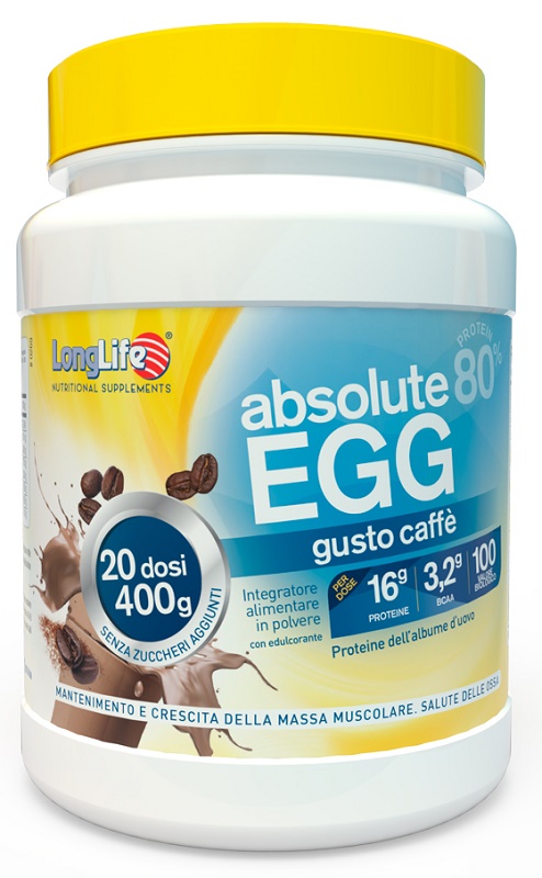 LONGLIFE ABSOLUTE EGG CAFFE' 400 G - Magnumfarma.it