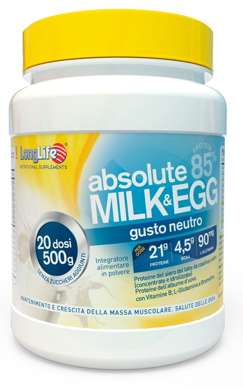 LONGLIFE ABSOLUTE MILK&EGG 500 G - Magnumfarma.it