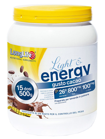 LONGLIFE LIGHT & ENERGY CACAO 500 G - Magnumfarma.it