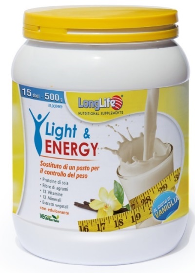 LONGLIFE LIGHT & ENERGY VANIGLIA 500 G - Magnumfarma.it