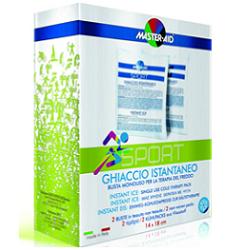 GHIACCIO ISTANTANEO MASTER-AID SPORT PER TERAPIA DEL FREDDO 2 PEZZI - Magnumfarma.it