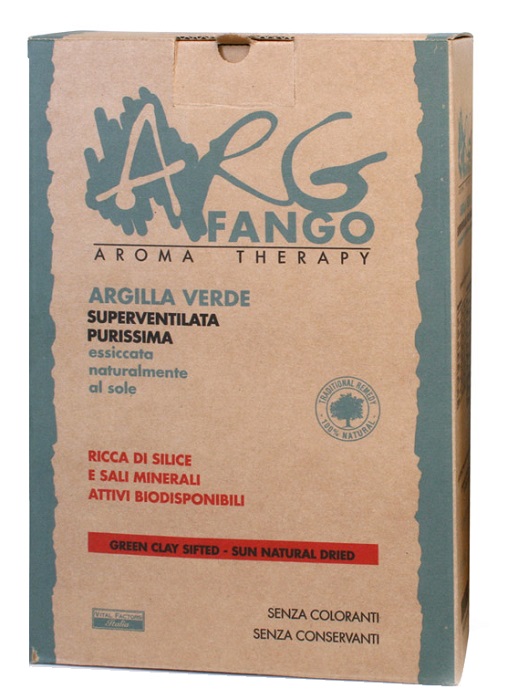 ARGFANGO AROMA THERAPY ARGILLA VERDE SUPERVENTILATA PURISSIMA 1 KG - Magnumfarma.it