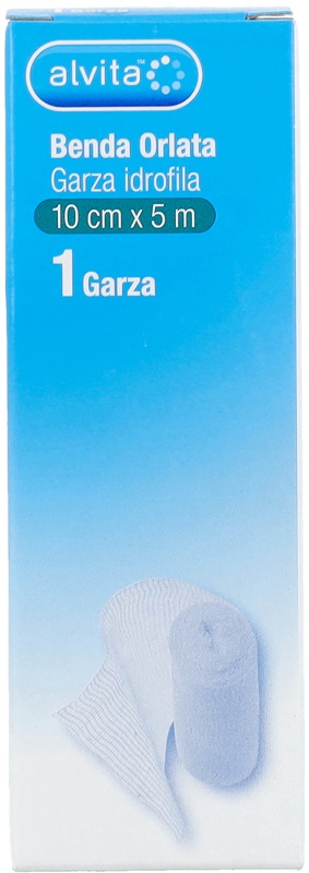 BENDA ORLATA GARZA IDROFILA ALVITA 10X500CM - Magnumfarma.it