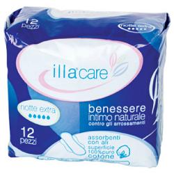 ILLA CARE ASSORBENTE NOTTE EXTRA 12 PEZZI - Magnumfarma.it