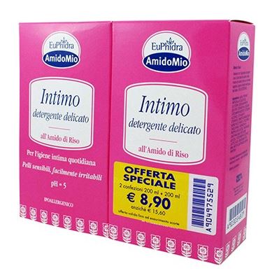EUPHIDRA ABBINATA INTIMO DETERGENTE DELICATO 200 ML + 200 ML - Magnumfarma.it