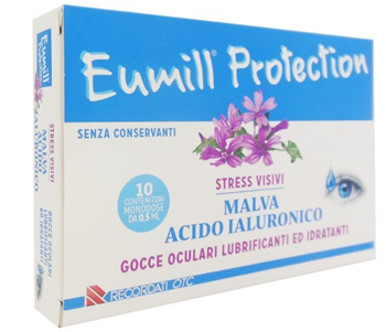 EUMILL PROTECTION GOCCE OCULARI 10 FLACONCINI MONODOSE 0,5 ML - Magnumfarma.it