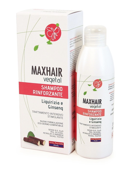 MAXHAIR VEGETAL SHAMPOO RINFORZANTE 200 ML - Magnumfarma.it