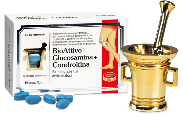BIOATTIVO GLUCOSAMINA + CONDROITINA 60 COMPRESSE - Magnumfarma.it
