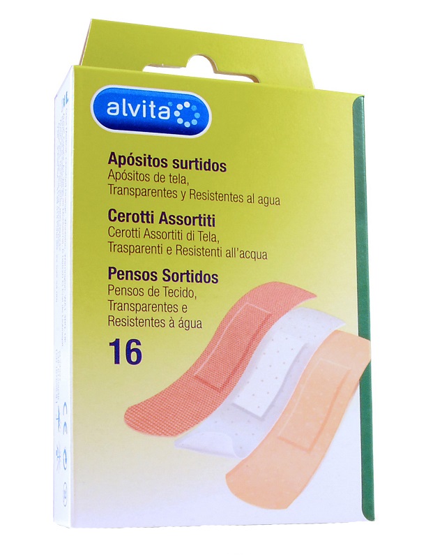 ALVITA CEROTTI ASSORTITI 16 PEZZI - Magnumfarma.it