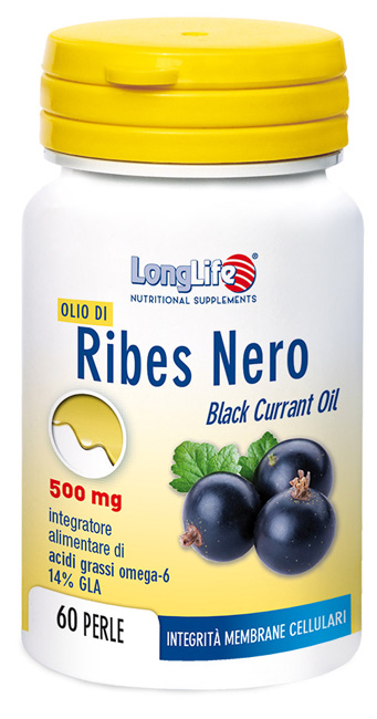 LONGLIFE OLIO RIBES NERO 60 PERLE DI GELATINA - Magnumfarma.it