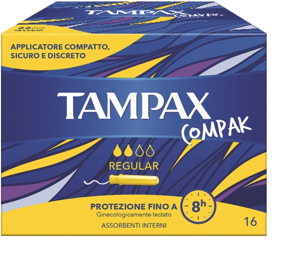 TAMPAX COMPAK REGULAR 16 PEZZI - Magnumfarma.it