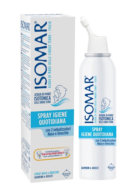 SOLUZIONE ACQUA DI MARE ISOMAR SPRAY IGIENE QUOTIDIANA 100 ML - Magnumfarma.it