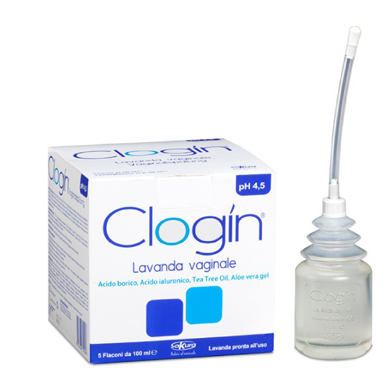 CLOGIN LAVANDA VAGINALE 5 FLACONI DA 100 ML + 5 CANNULE VAGINALI MONOUSO - Magnumfarma.it