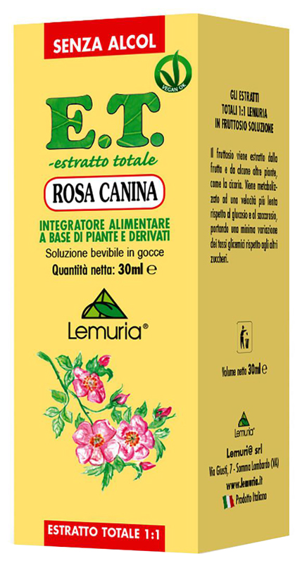 ET ESTRATTO TOTALE ROSA CANINA 30 ML SENZA ALCOL - Magnumfarma.it