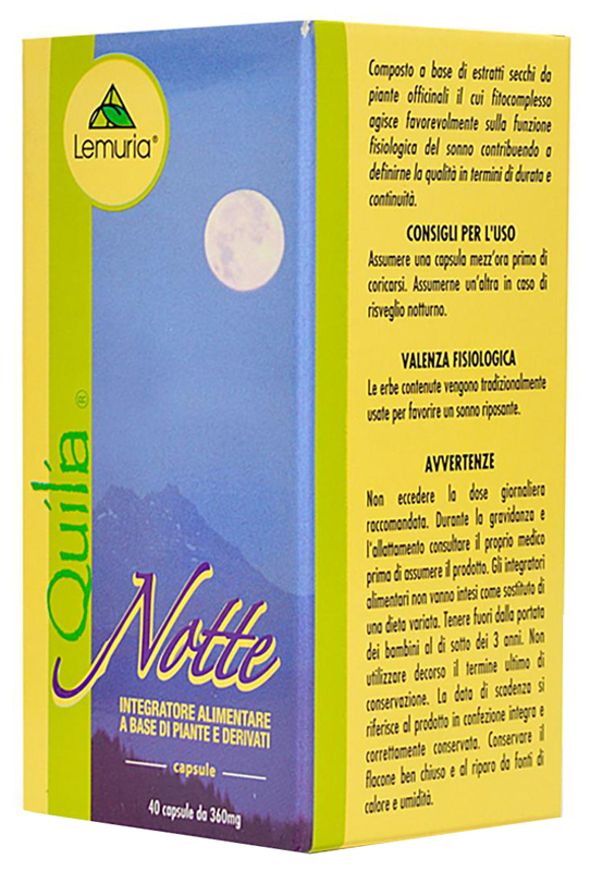 QUILIA NOTTE 40 CAPSULE - Magnumfarma.it