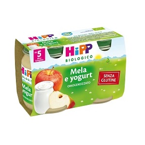 HIPP BIO HIPP BIO OMOGENEIZZATO MELA YOGURT 2X125 G - Magnumfarma.it
