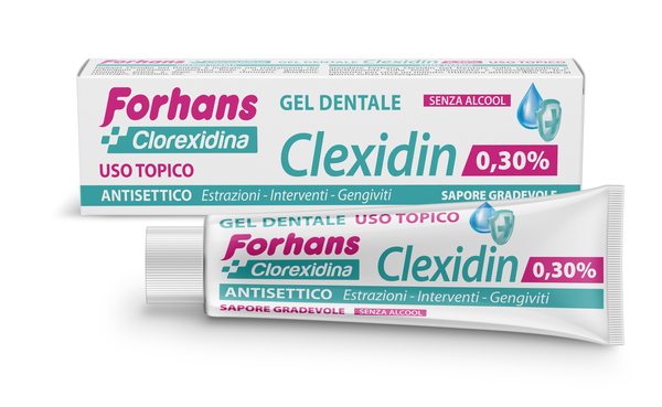 FORHANS CLEXIDIN COLLUTORIO IN GEL ALLA CLOREXIDINA 0,30% 30 - Magnumfarma.it
